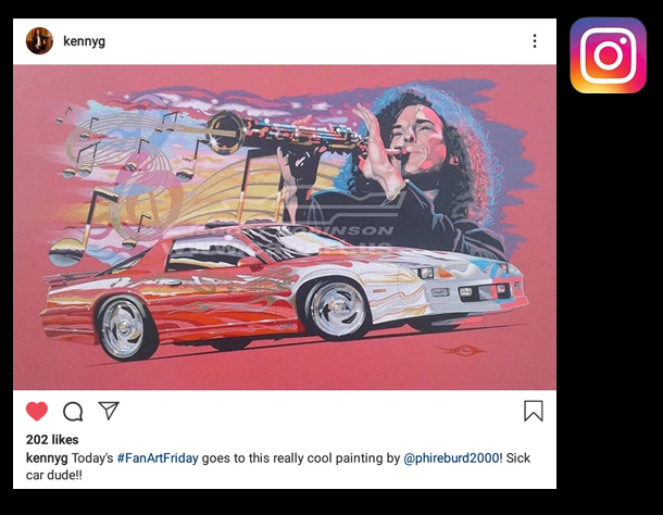 Kenny G Instagram Fan Art Friday